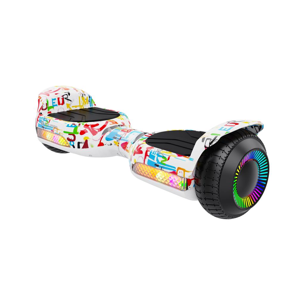 Rebel 6.5" LED Hoverboard Electric Skateboard for Kids and Adults
