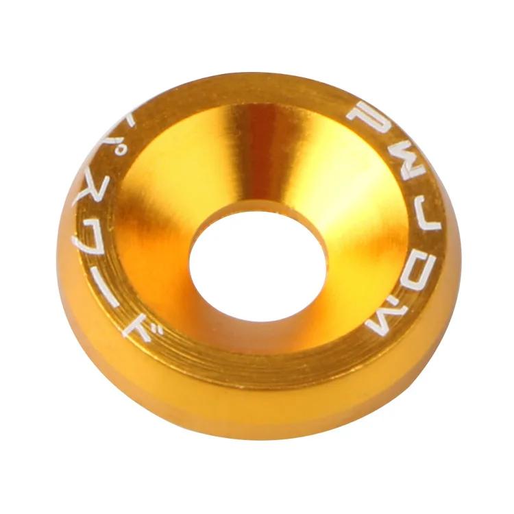 20pcs Lug Nuts Jdm Car Modification M6 Gasket Concave Screw 1.9cm Hexagonal Fasteners A Set Screw Fender Bumper Engine Aluminum