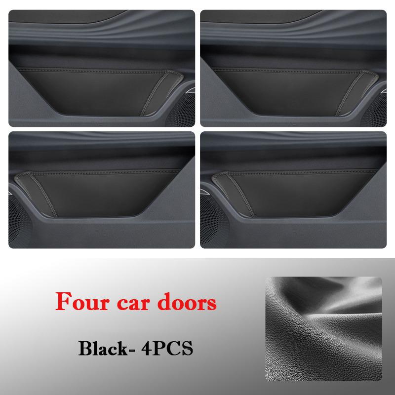 For Lynk & Co 06 2020-2026 Car Door Slot Protective Pad Leather Waterproof door groove Mat Storage Barrel Interior Accessories