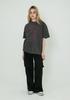 Senikeu Wavy 13Th Pigment T-Shirts - Chacoal
