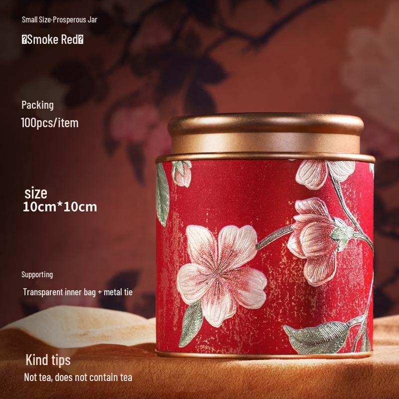 Exquisite Floral Tea Canister for Black, Green, Longjing Teas - Creative, Portable, and Sealed.