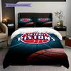 Detroit Pistons Basketball Theme Bedding(1 * duvet cover + 2 * pillowcase, without core) Christmas birthday gift Duvet cover and pillowcase