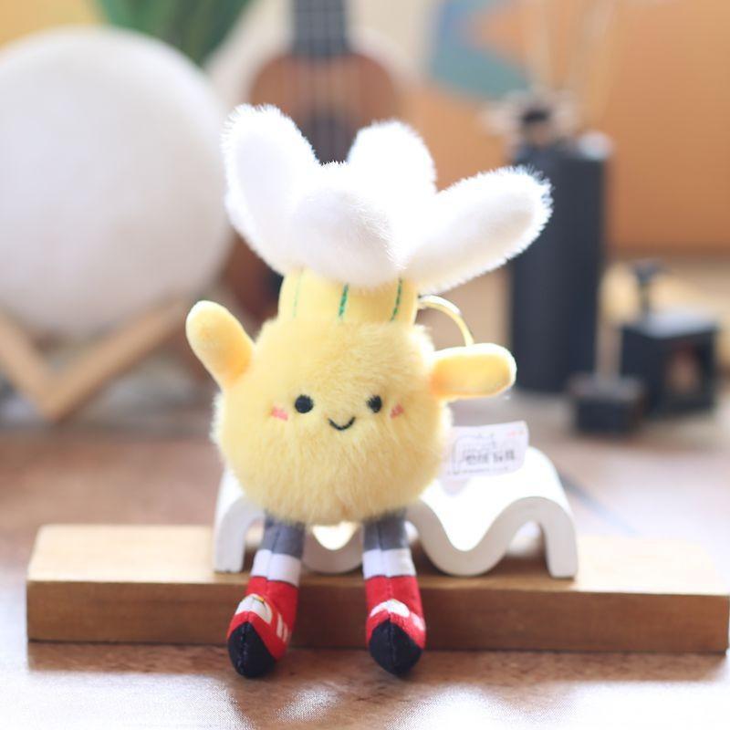 Football Sports Basketball Equipment Pp Cotton Plush Keychain Bag Decor Kids For