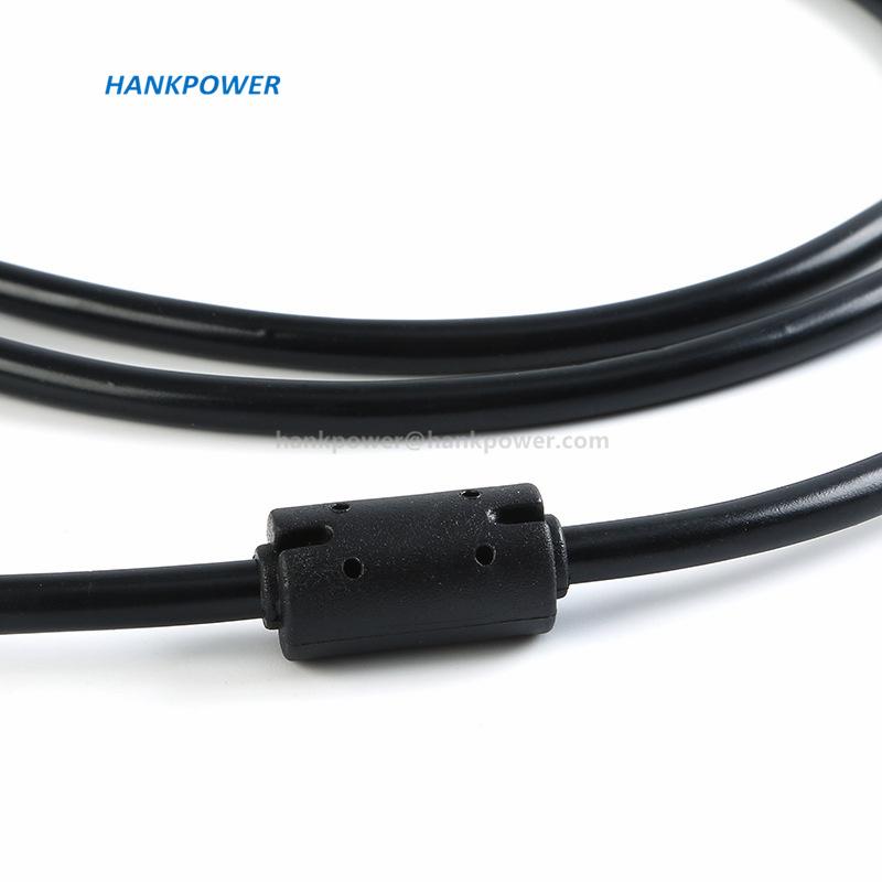 Pure Copper USB a Male to Mini USB 5Pin Cable Mini USB Charging Data Cable With Magnet Ring 1.5m