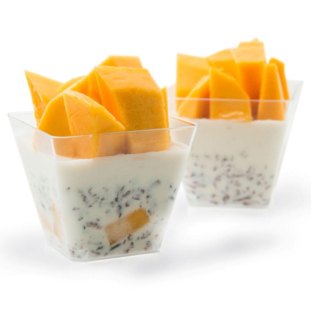Dessert Cup Mini Container Set Of 12 Pcs. 120 Ml