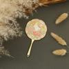 Vintage Chinese Style Metal Mirror Portable Pocket Make-up Mirror Flower Handheld Mirror  Gift