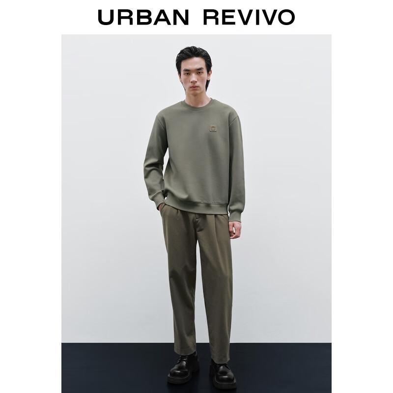 UR Men's 2025 Winter Solid Crew Neck Sweatshirt UMM450144