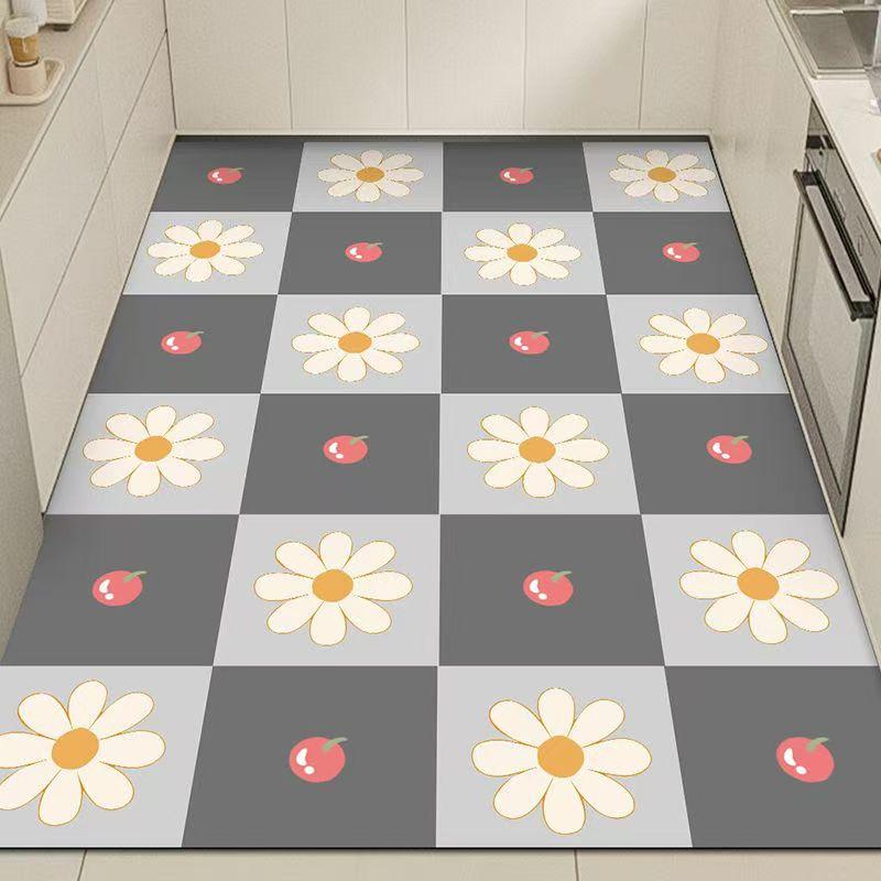 

диатомовая грязь кухонный коврик для пола нескользящий впитывающий коврик дверь дверь коврик для грязных ног бытовой моющиеся салфетки полный ковер 20X30CM SMALL