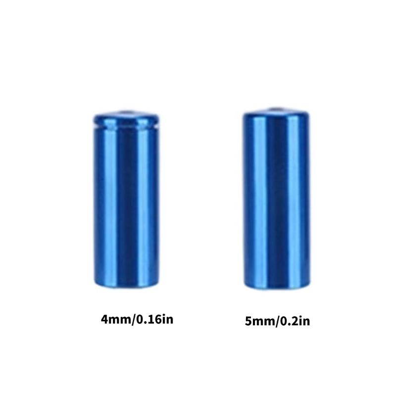 30Pcs Aluminum Alloy Bike Cable End Cap Mountain Bicycles Brake End Cover Cable Tip Brake Wire End Cap Easy to Install
