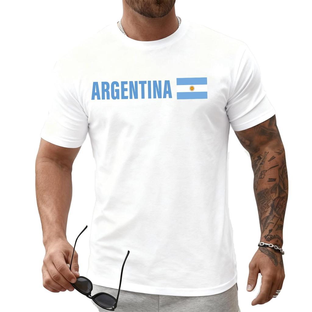T-shirt con Bandiere dei Paesi del Mondo Maglietta Patriottica per Uomo Donna Casual Girocollo Manica Corta Maglietta Grafica Top