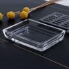 Dual Layer Glass Soap Dish Draining Rack Soap Organizer Rustproof Transparent Soap Box  Shower