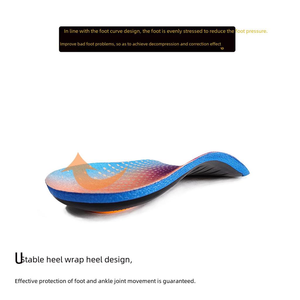 Ortopedická vložka s podporou klenby pro korekci ploché nohy a vyrovnání nohou do X
