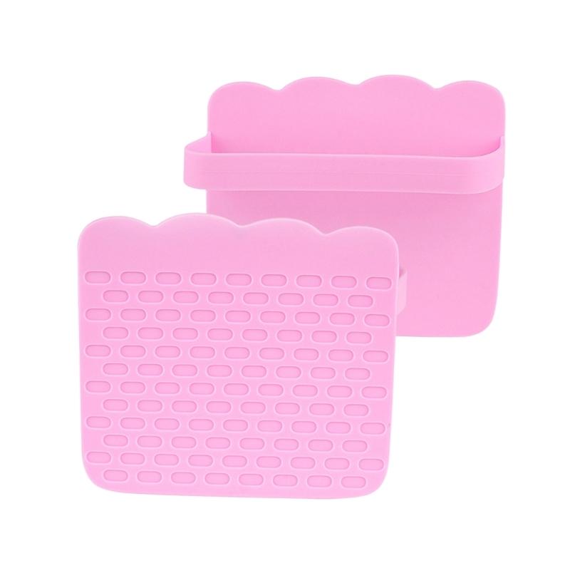 

Reusable Silicones Palms Support Pad Ergonomic Square For Push Up Training Office Stretching Hand Comfort розовый