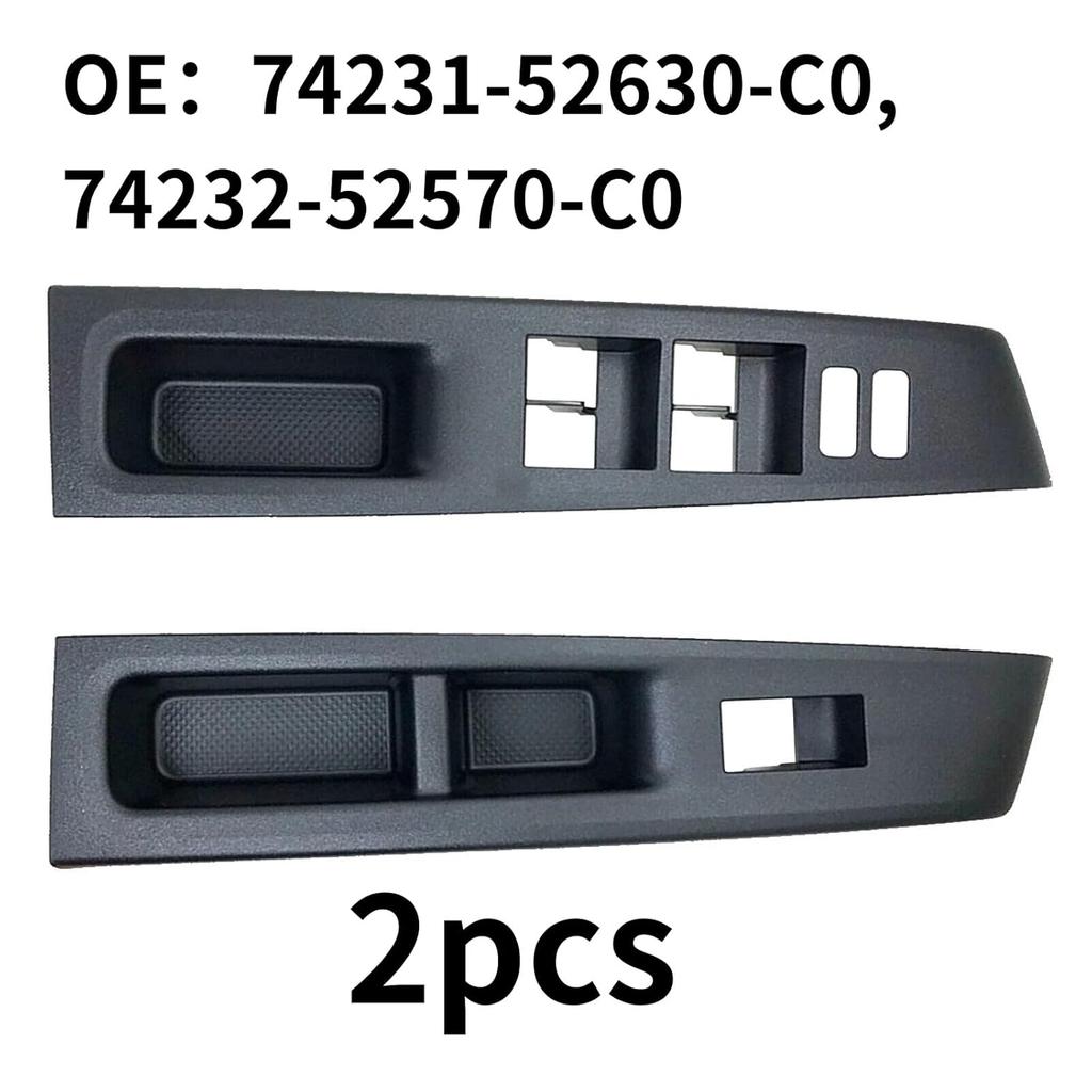 74231-52630-C0, 74232-52570-C0 Door Window Switch Panel Bezel for Toyota Vitz 2010 2011 2012 2013 2014