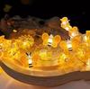 1/2/3m Bee Lights Battery Operated Bee String Lights For Bedroom Plants Patios Party Wedding Xmas Decorative String Lights