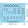 ADF Army Abrams M1A1 MBT Decals - 1/16 1/35 1/48 1/72 HO (1/87) - Water Decal