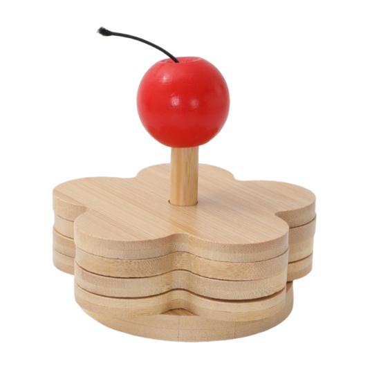 Four-leaf Clover Shape Coaster Heat-Resistant Anti-scalding Placemat Natural Dining Table Mats for Hot Pots