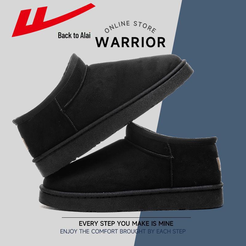 Warrior Women s 2024 Winter Thickened Plus Velvet Snow Boots - Comfortable, Warm Cotton Outdoor Shoes 36 [Women s]