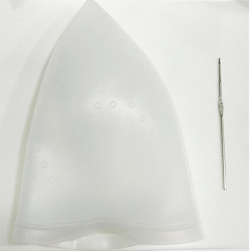 Silicone Highlight Cap and Needles for Salon Hairdressing