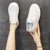 Damen Weiße Vielseitige Sneaker - Frühling/Herbst, Atmungsaktiv, Dicke Sohle, Lässige Trendige Dad Shoes für 2025