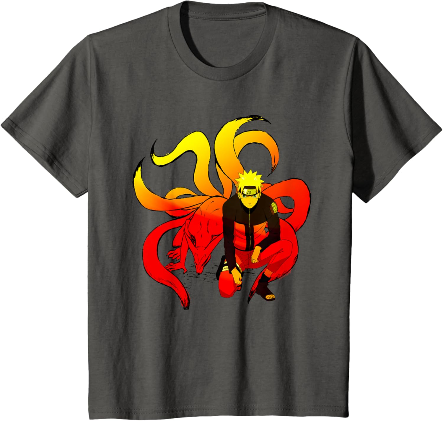 2026 Summer New Naruto 2D Print Pure Cotton TShirt Unisex Naruto Sports TShirt Casual Loose Fit S