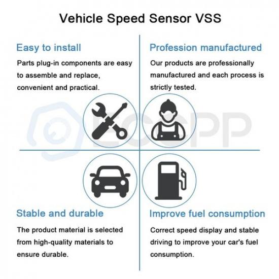 Transmission Output Speed Sensor Fits 2004-2013 Mazda 3 I Touring & CX-7 2010