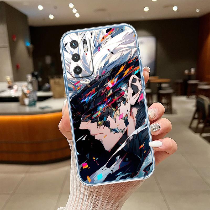 NH27 G-Gojo S-Satoru Transparent Phone Case for Samsung Galaxy A04 A04S A14 A23 A34 A54 M23 M33 M52 M53