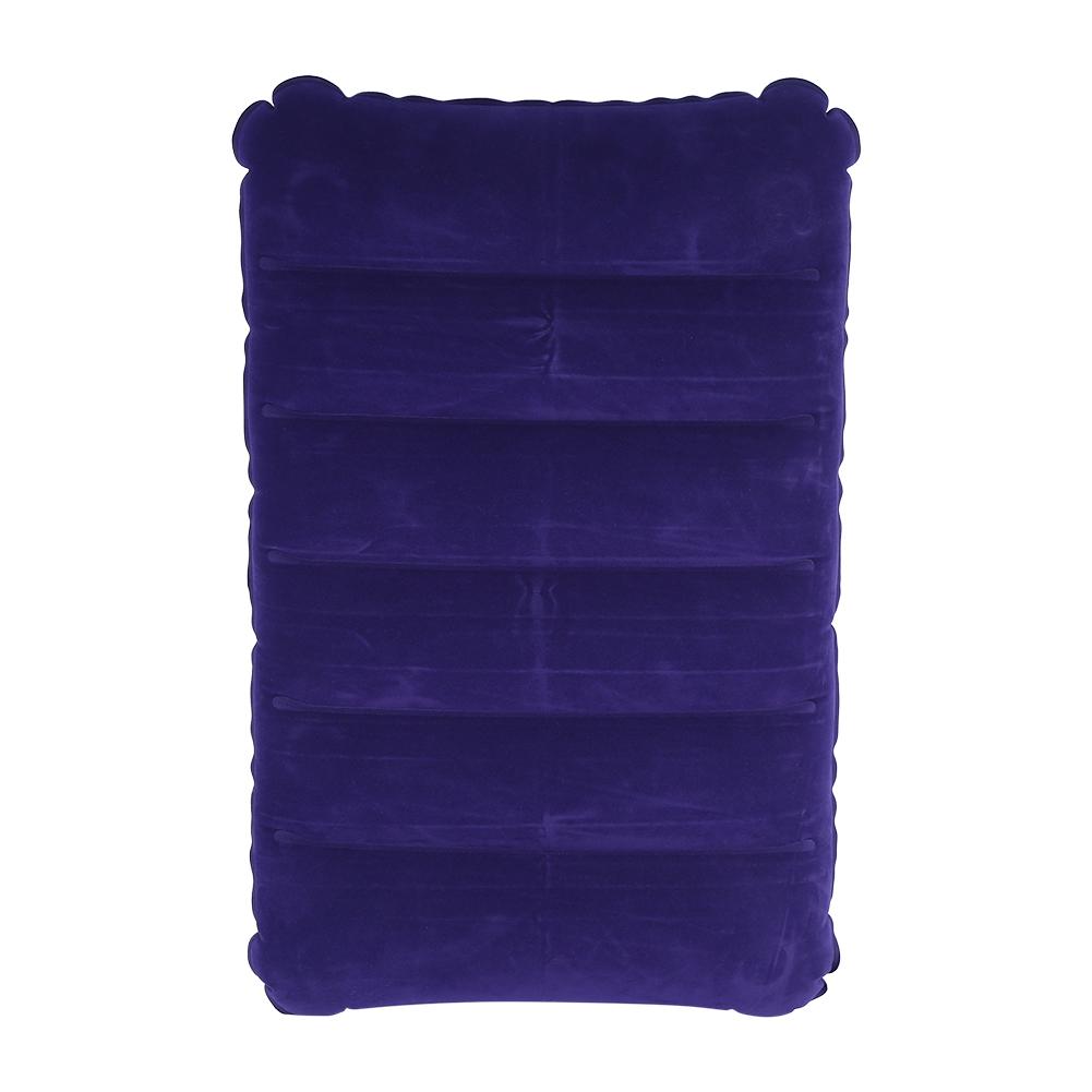 Outdoor Bequemes Aufblasbares Kissen Beflocktes Gewebe Luftaufblasend Für Camping Reisen
