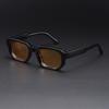 Latest Women's Minimally Personalized Small Frame Square Sunglasses Stylish Men Women Street Photography UV Resistant Sun Eyeglasses