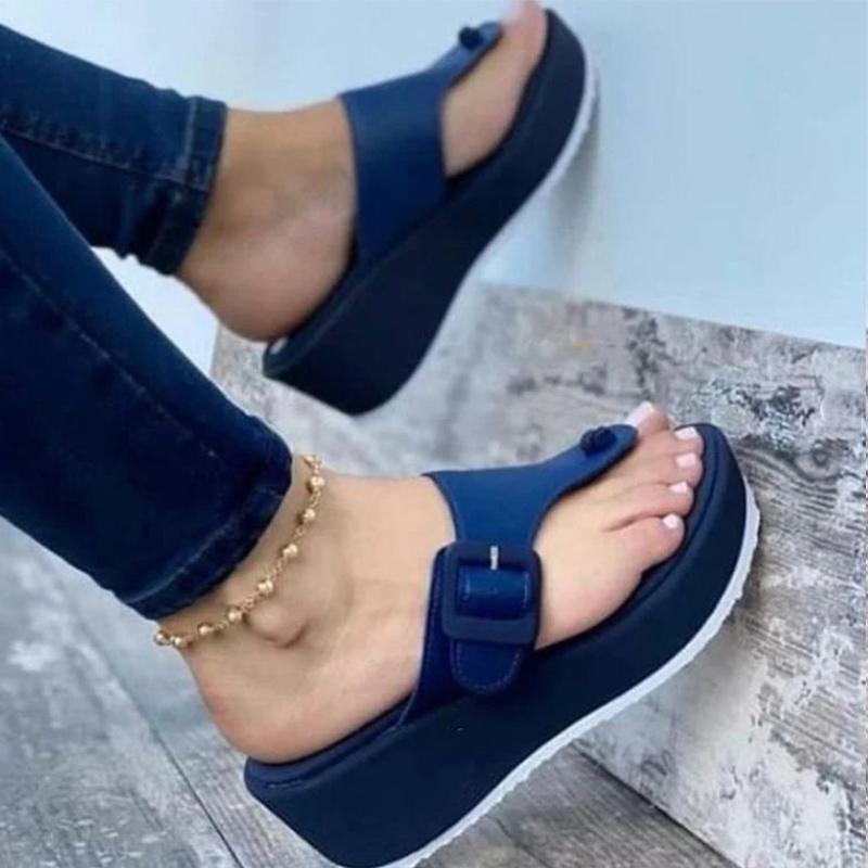 Fashion Women Slippers 2024 New Heels Sandals For Summer Slippers Shoes Women Flip Flop Designer Platform Shoes Heels Chausson Femme