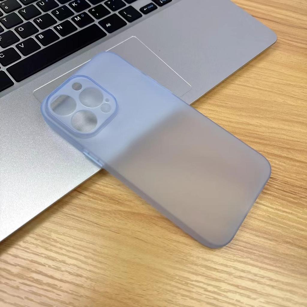 Applicable to iPhone16 ultra-thin matte mobile phone case tpu bare metal feel Apple 17 translucent, sweat-proof and non-yellowing