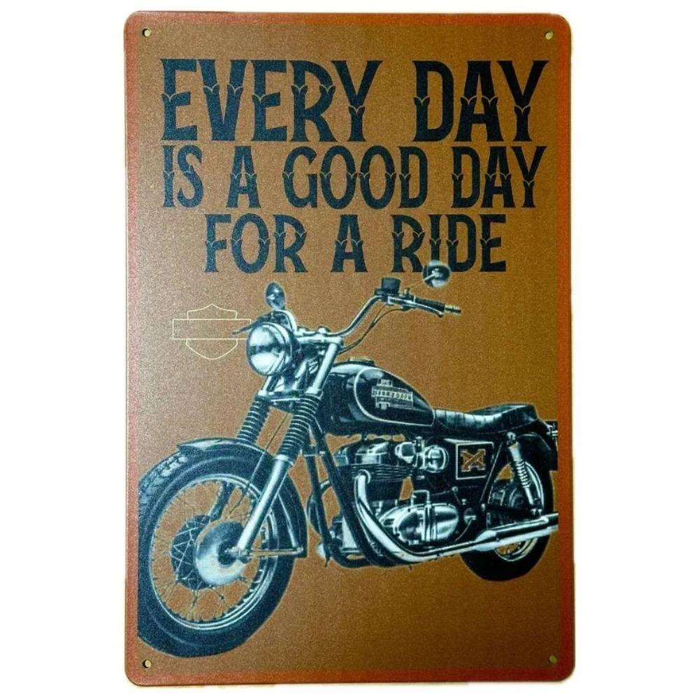 Vintage Metal Sign Bar Garage Man Cave Wall Decor 20x30cm