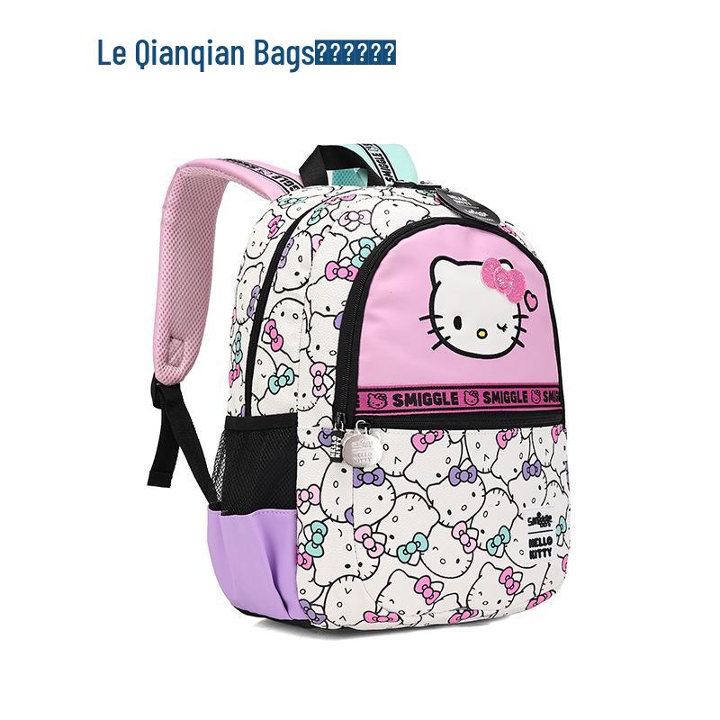 Smiggle Hello Kitty Backpack Set: Includes Student Backpack, Kindergarten Water Bottle, and Insulated Lunch Bag
