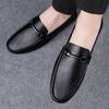 Fashion Mens Loafers Genuine Leather Male Comfortable Driving Shoe 2024 New Arrival Men Casual Footwear High Quality Mens Slip On Shoes
