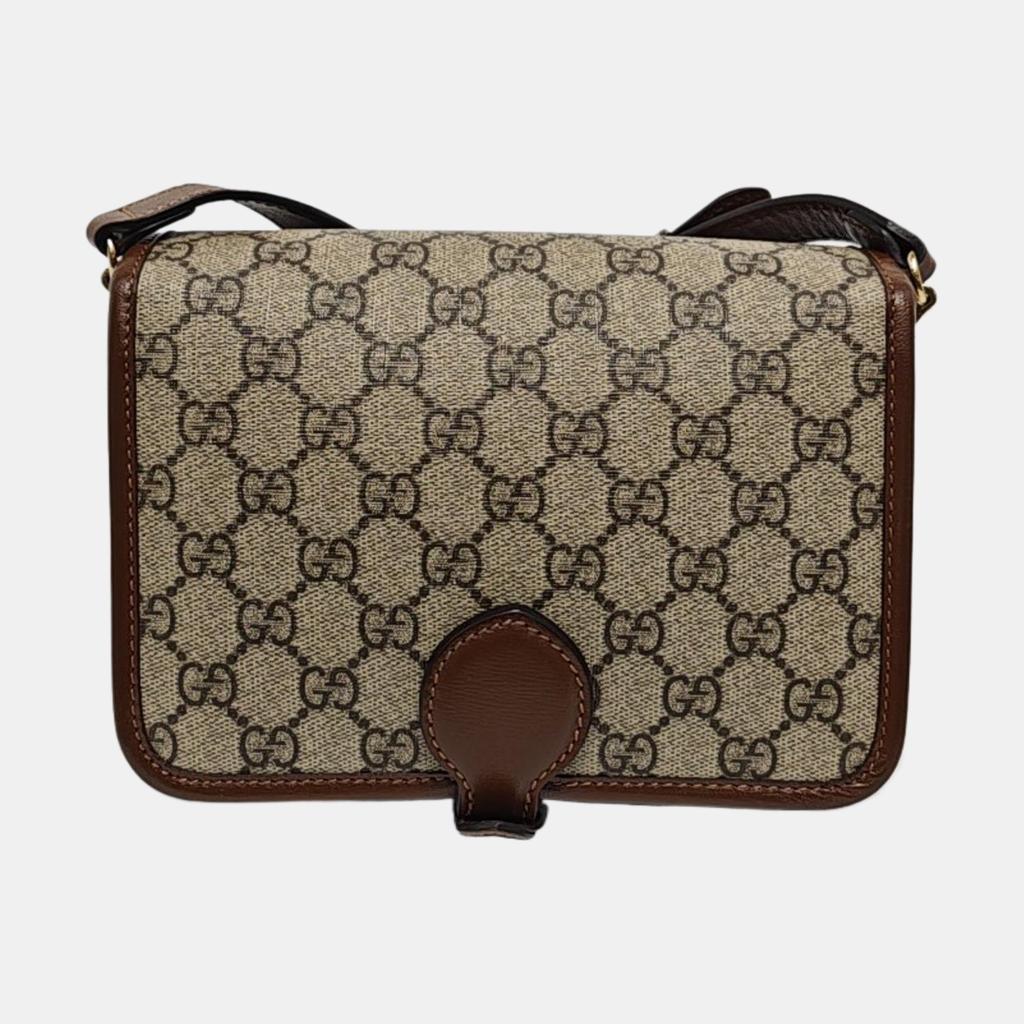 [Pre-Owned] Vintage Logo Leather Mini Shoulder Bag - Good #W7KFV7