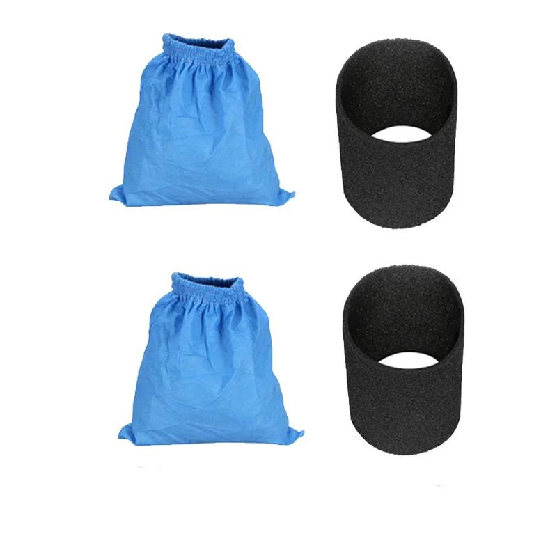 Textile Filter Bag And Filter Elements For Karcher MV1 WD1 WD2 WD3 NT Series Vacuum Cleaner Filter Bag Parts Filter Replacement