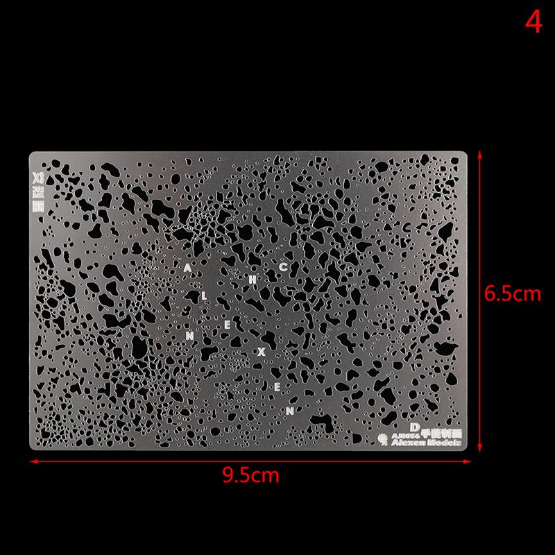 

Corrosion Stain Stenciling Template Leakage Spray Plate Tools For Military Model