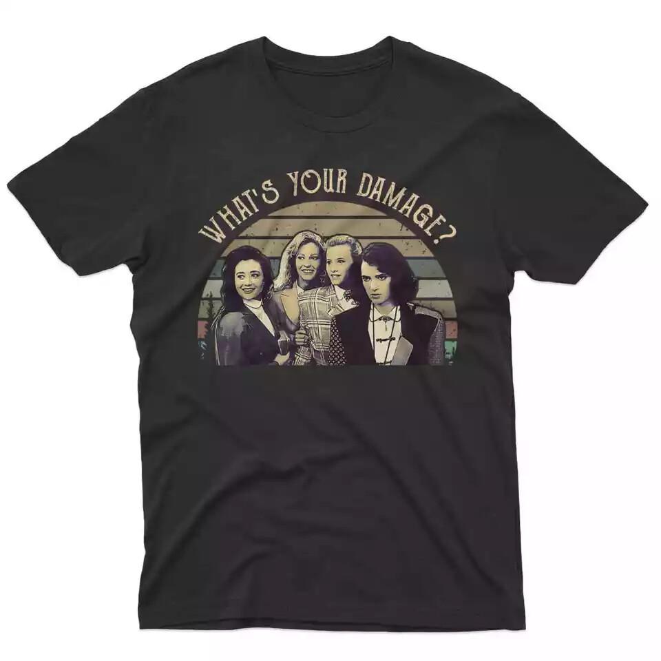 

SALE What’s Your Damage Vintage Movie Shirt, Funny T-Shirt, Classic Movie Shirt Unisex T-Shirt XL