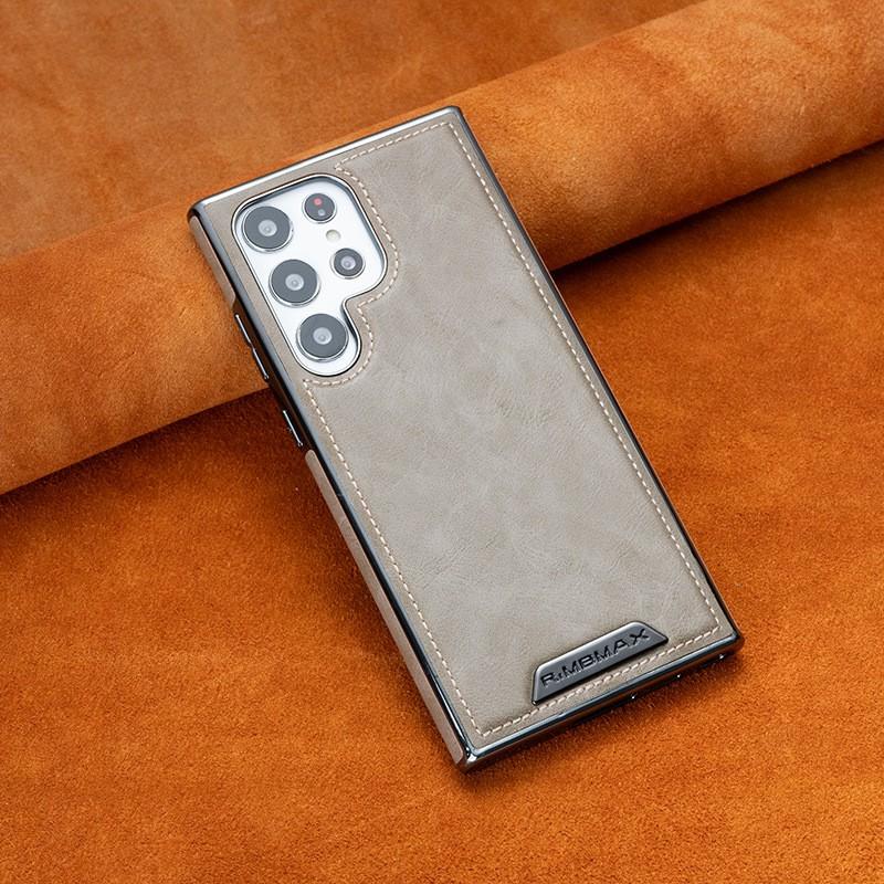 Magnetic Snap-on Leather Case Galaxy S26 Ultra Full Coverage Shockproof Business Style