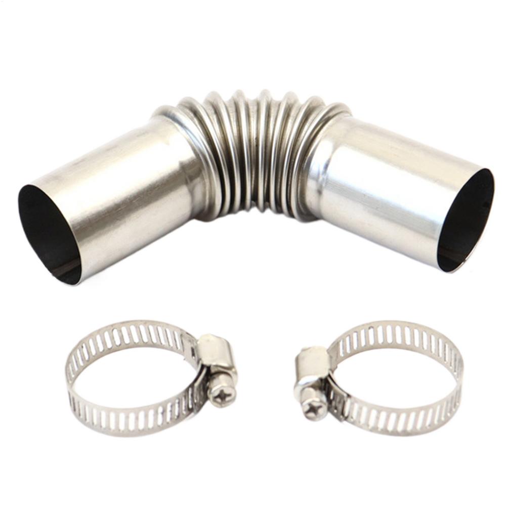

Автомобильная сменная выхлопная труба, удлинительная труба для воздушного парковочного отопителя, герметичный отвод выхлопной трубы воздушного парковочного отопителя серебряный