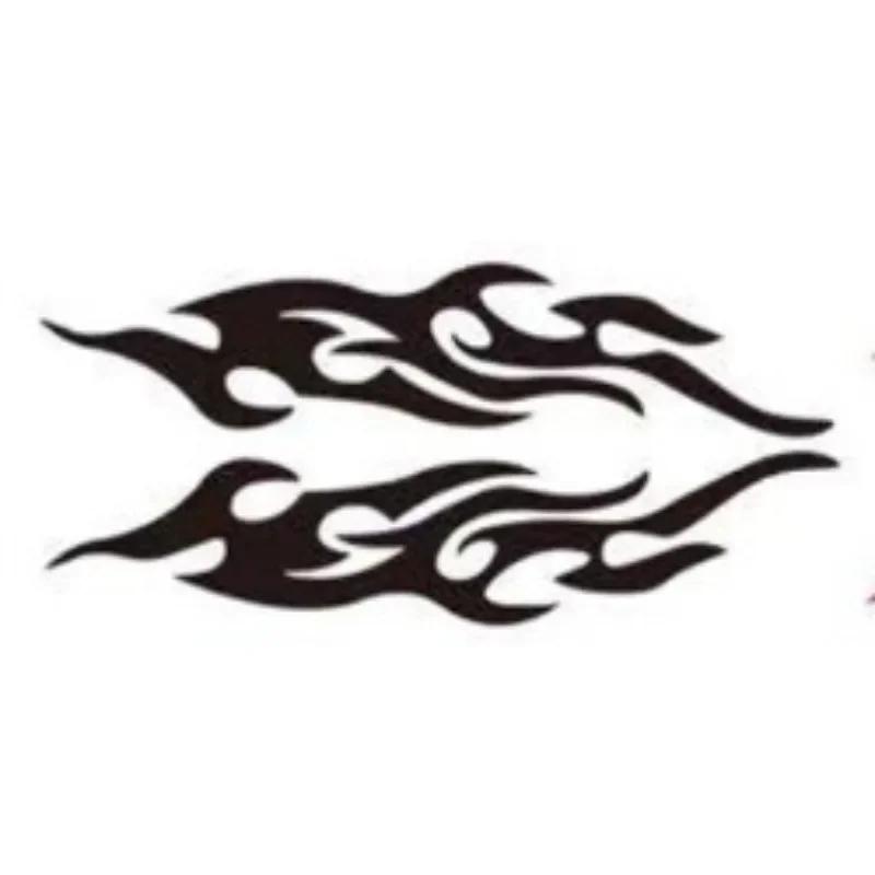 Stilvolle Auto-Vinyl-Aufkleber-Grafiken für die Seite, Flammenelement-Aufkleber, Karosserie, GenericRacing-Aufkleber, Auto-Zubehör, Sport-Stil