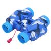 Toy Military Telescope Compass Set Plastic Binoculars Outdoor Toys for Children(Blue )