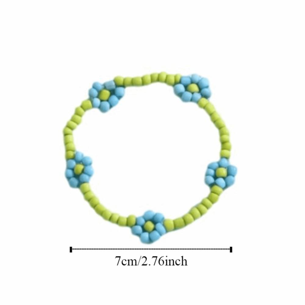 8pcs Bohemia Elastic Beaded Bracelet Multi Beaded Charms Bracelet Set  Summer