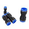 100PCS Pneumatic PUStraight-throughTracheal Joint PlasticQuick PlugConnector 4 6 8 Straight-throughButt Joint HighPressure AirPr