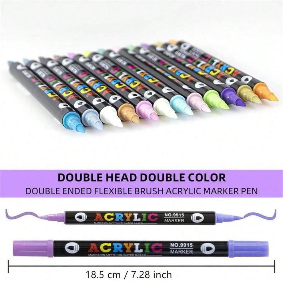 Paint Markers 24/48/36 Colors Paint Pens Acrylic Markers 1.5mm Round Tip Paint Pen Acrylic Paint Pens For Painting 10ml