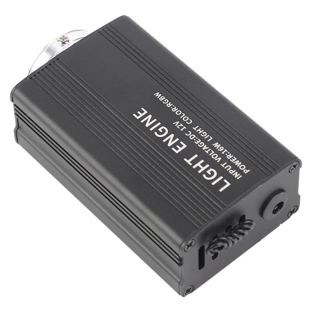 16W Glasfaserlicht RGBW Fernbedienungsbeleuchtung für Bluetooth APP-Steuerung 0,75mm X 2m KTV Bar Dekor