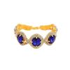 Wind Red, White, Blue And Black Crystal Bracelet, Super Flash Full Diamond Luxury Bracelet Women, Shiny Rhinestone Bracelet Hand Jewelry