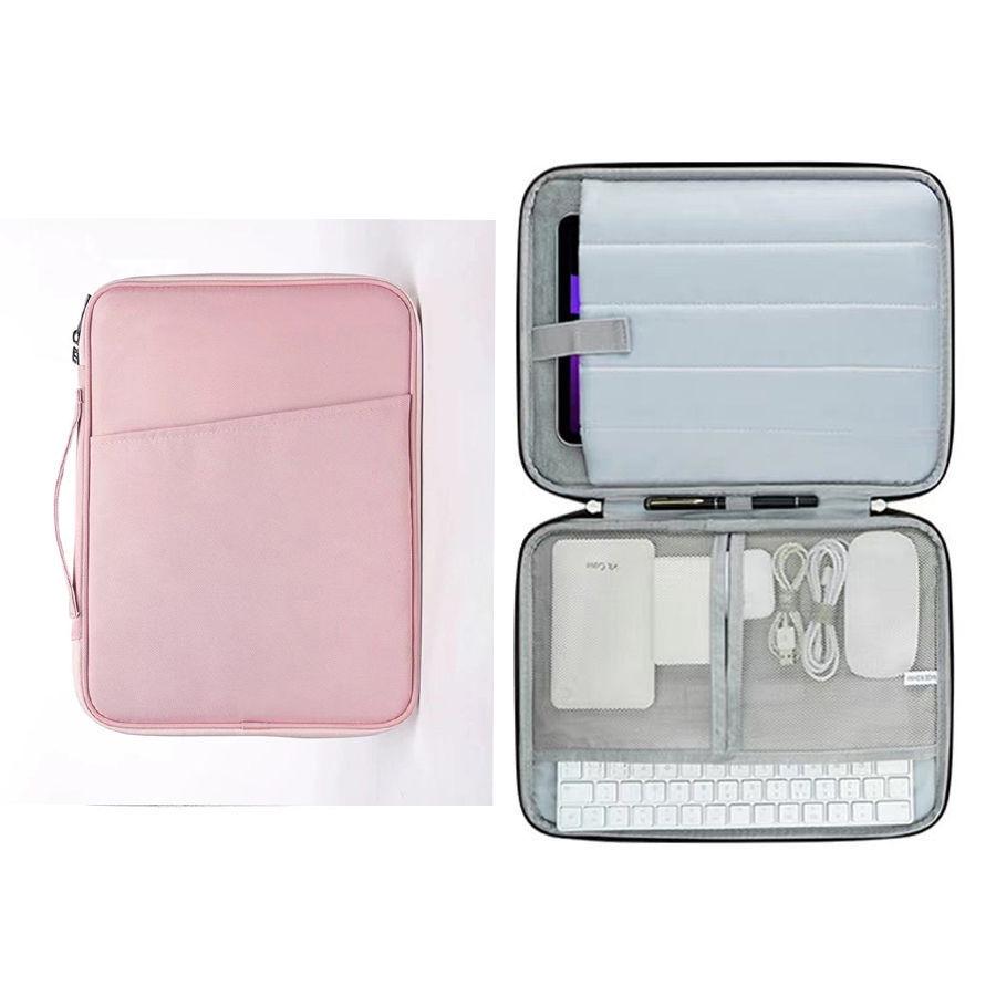 

Ударопрочная сумка для планшета и iPad: Защитный чехол 11-13 дюймов для Xiaomi, Apple и Huawei 11 inch розовый