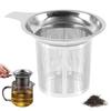 Stainless Steel Tea Filter Baskets Mesh Cup Strainer Funnel Filter Tea Handle Tea Filter Reusable Infuser  Tea Accessories