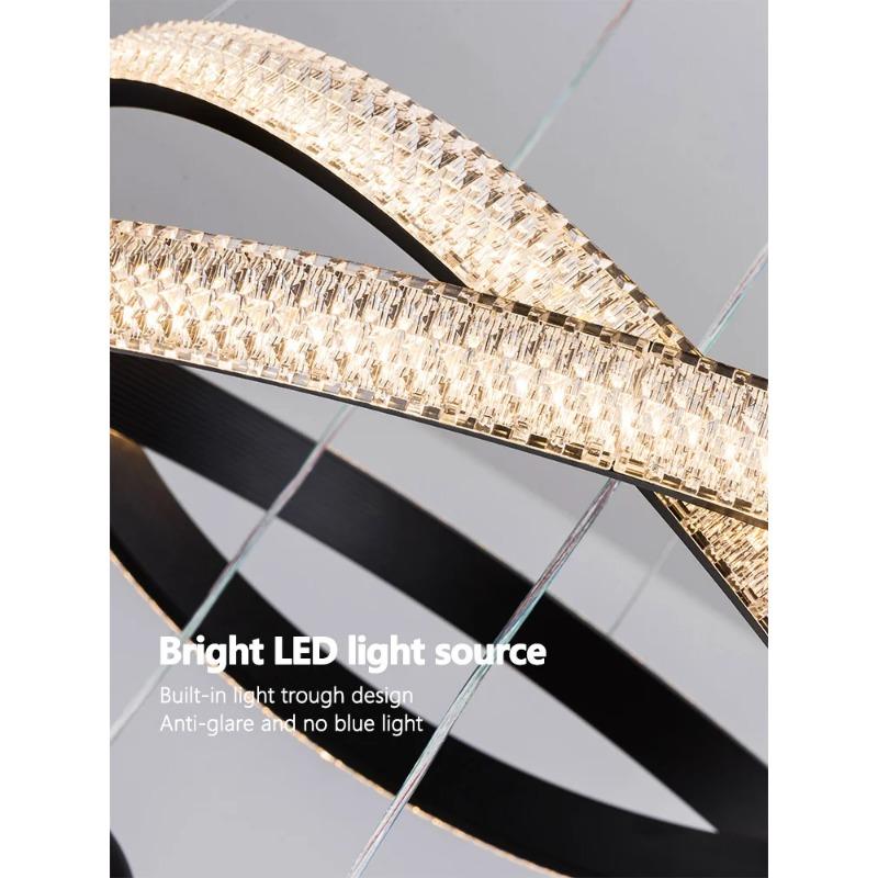 Light Luxury Dining Room Chandelier Designer Modern Minimalist Art Three-head Nordic Bedroom Round Table Dining Room Lamp